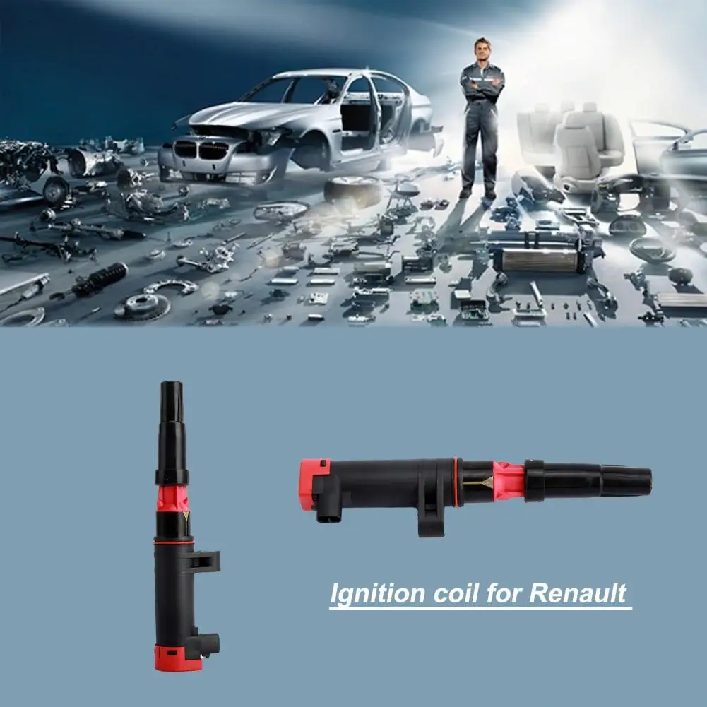 

50% Wholesales Ignition Coil Car Parts Replacement Metal Mini Auto Sparking Coil for Renault Clio MK2 MK3 1998 Onwards