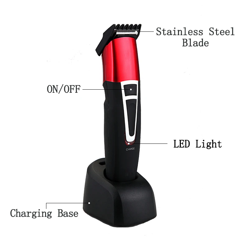 Электрическая машинка для стрижки волос профессиональный портативный