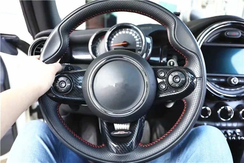 Наклейки для BMW MINI F56 аксессуары украшения интерьера автомобиля из углеродного