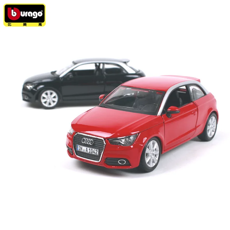 Модель автомобиля Audi A1 1:24 Bburago гоночная модель из сплава украшение для коллекции