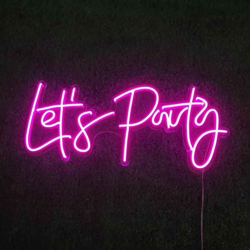 Lets Party Birthday gift Oh Baby Neon Lighting Led Flex Neon Light Sign Board home decoration