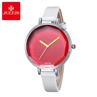 Часы наручные женские кварцевые с браслетом из натуральной кожи