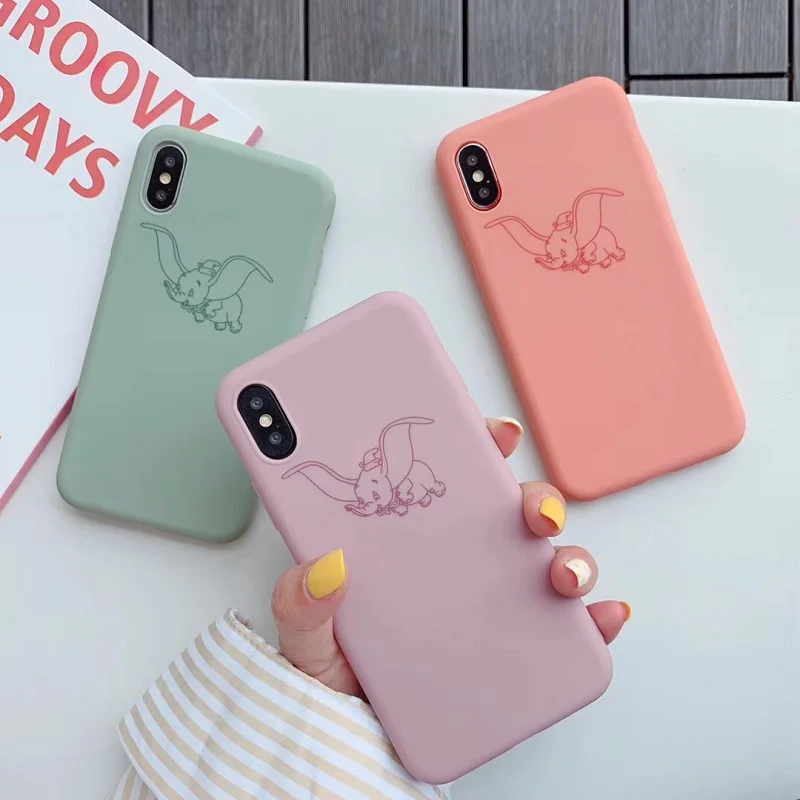 Мультяшный чехол для телефона iPhone X XS Max XR 8 7 Plus 6 S любовь сердце пара матовый