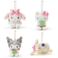 new sushi bunny cat dog plush keychain small pandent kids stuffed toys 13cm