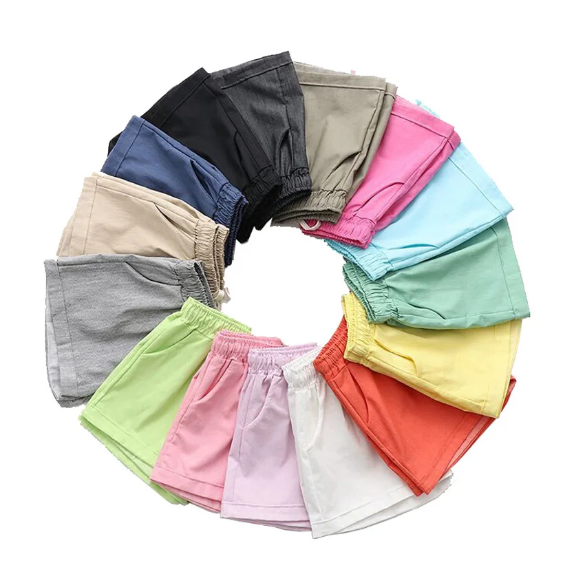 

13Colors Summer Gym Yoga Shorts Women Colorful Elastic Waist Linen Fitness Running Tennis Casual Pants Workout Shorts Sportswear