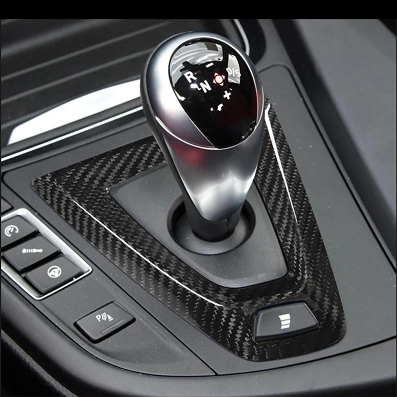 Аксессуар из натурального углеродного волокна для BMW F80 F82 M3 M4 2014-2019, внутренняя панель переключения передач автомобиля, декоративная Базовая крышка, левыйправый руль (art.: 3920baa54fa09) - 3920baa54fa09