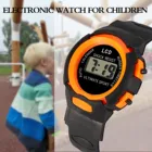 Спортивные детские часы, водонепроницаемые прочные акриловые часы, многофункциональные электронные часы, студенческие светящиеся цифровые часы 2021