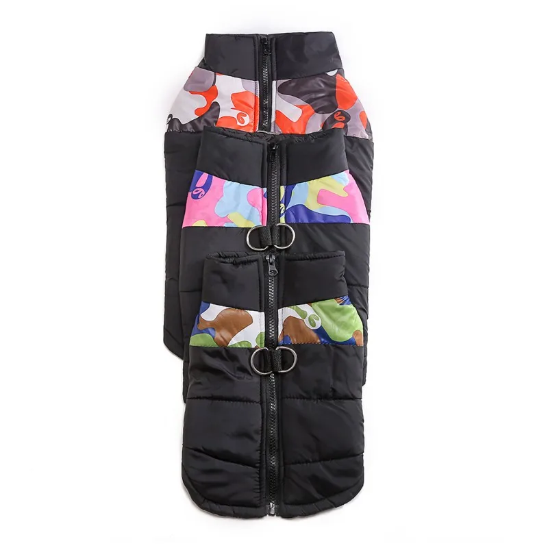 Зимний теплый лыжный костюм Хлопковая куртка на молнии с камуфляжным принтом