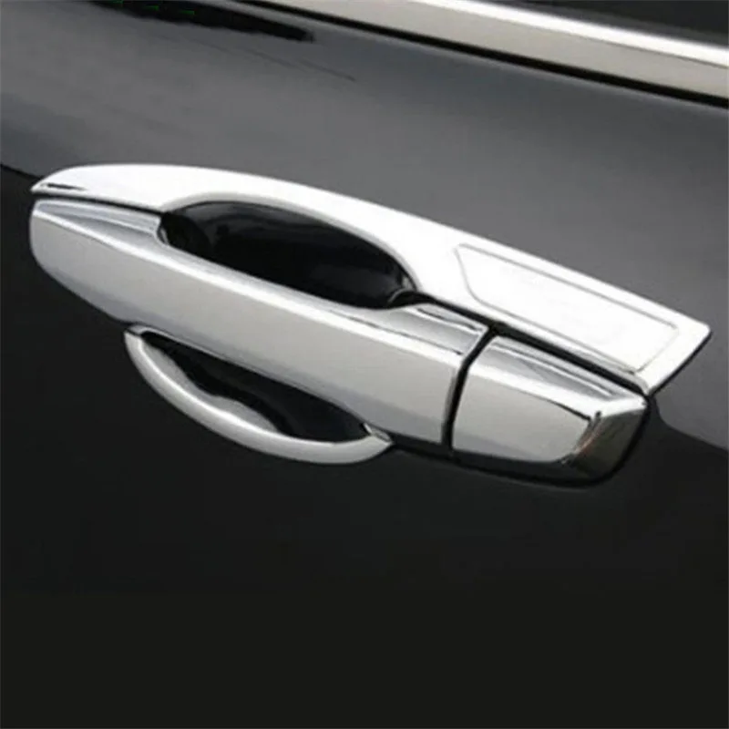 

FIT FOR 2017 2018 HONDA CRV CR-V Chrome DOOR HANDLE BOWL CUP CAVITY TRIM MOLDING Accessories