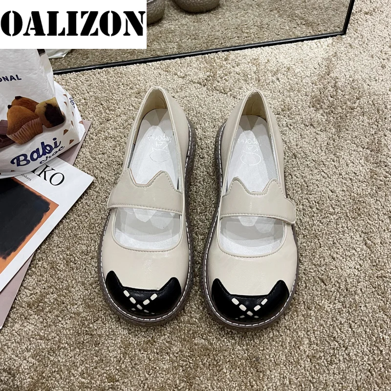 

2021 New Autumn Women Flats Mary Janes Party Lolita Shoes Pu Leather Designer Platform Oxford Fashion Sandals Lady Zapatos