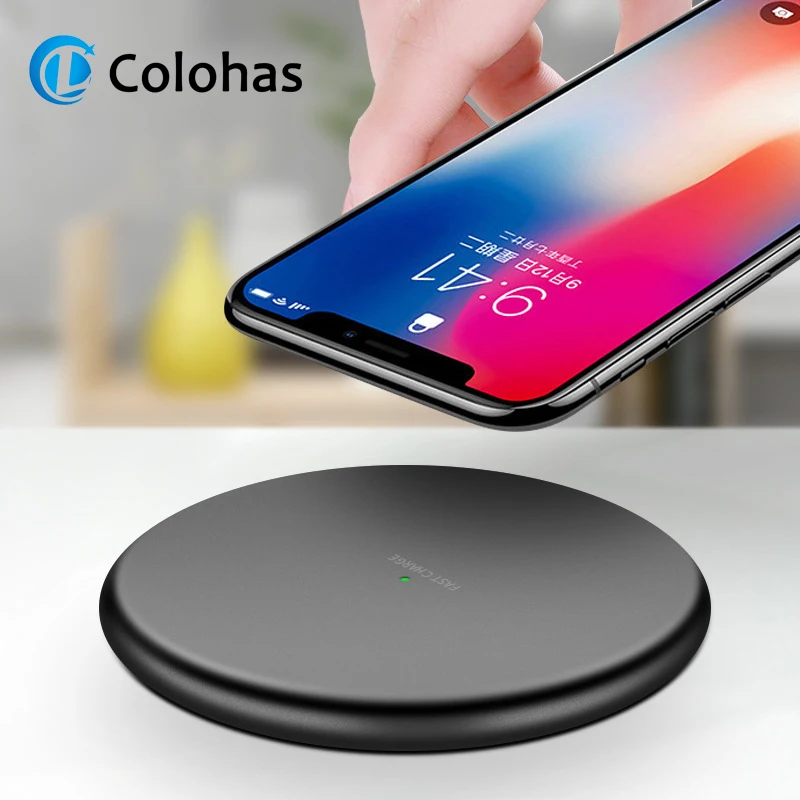 Qi Быстрое беспроводное зарядное устройство для samsung Galaxy S10 S9 S8 S7 Plus Note 9 8 USB Qi зарядное устройство для iPhone 11 Pro XS Max XR X 8 Plus
