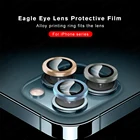 Защита объектива камеры для iPhone 13 Pro iPhone13 Pro Max ifone 13 Mini Закаленное стекло премиум-класса алюминиевый сплав крышка объектива наклейка