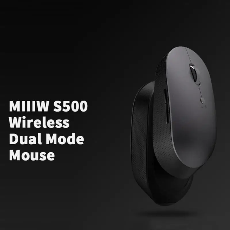 Xiaomiyoupin MIIIW S500 Bluetooth 5,0 Двухрежимная 2,4 ГГц Беспроводная оптическая мышь 1000 dpi без батареек портативный офисный