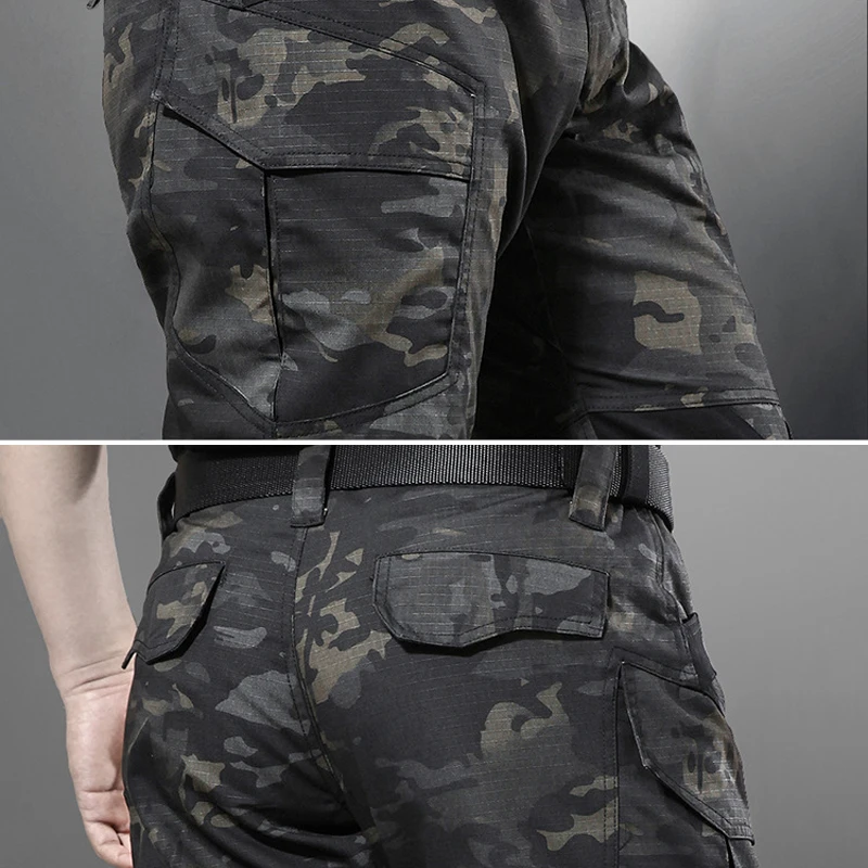 

Men Outdoor Mountain Climbing Pants Male Camouflage Hiking Pants Army Tactical Training Trousers Military Waterproof Pants