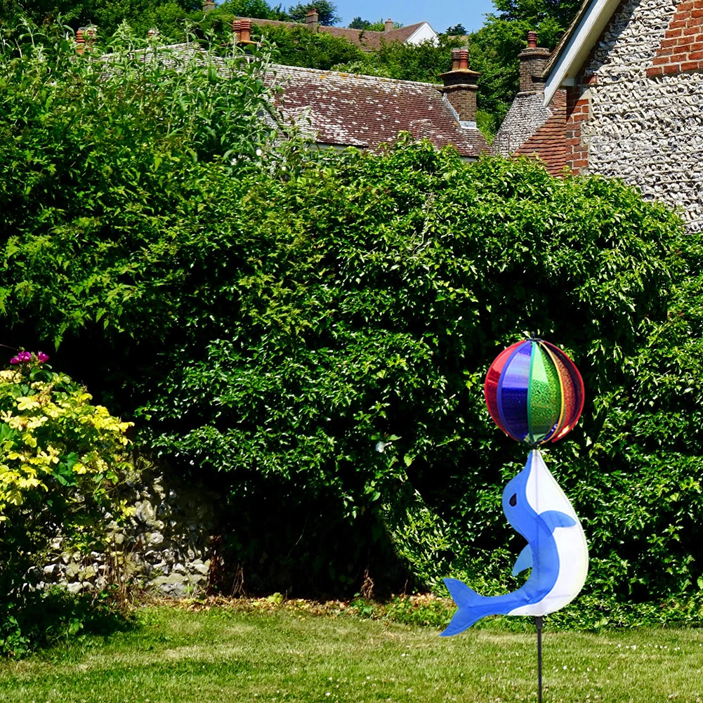 Мультяшный Радужный телефон дельфин красочный ветряной Спиннер мигающие