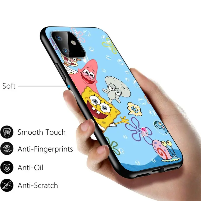 

Best friend cute For Apple iPhone 12 11 Pro Max mini XS Max XR X 8 7 6 6S Plus 5S SE 2020 Soft Black Phone Case