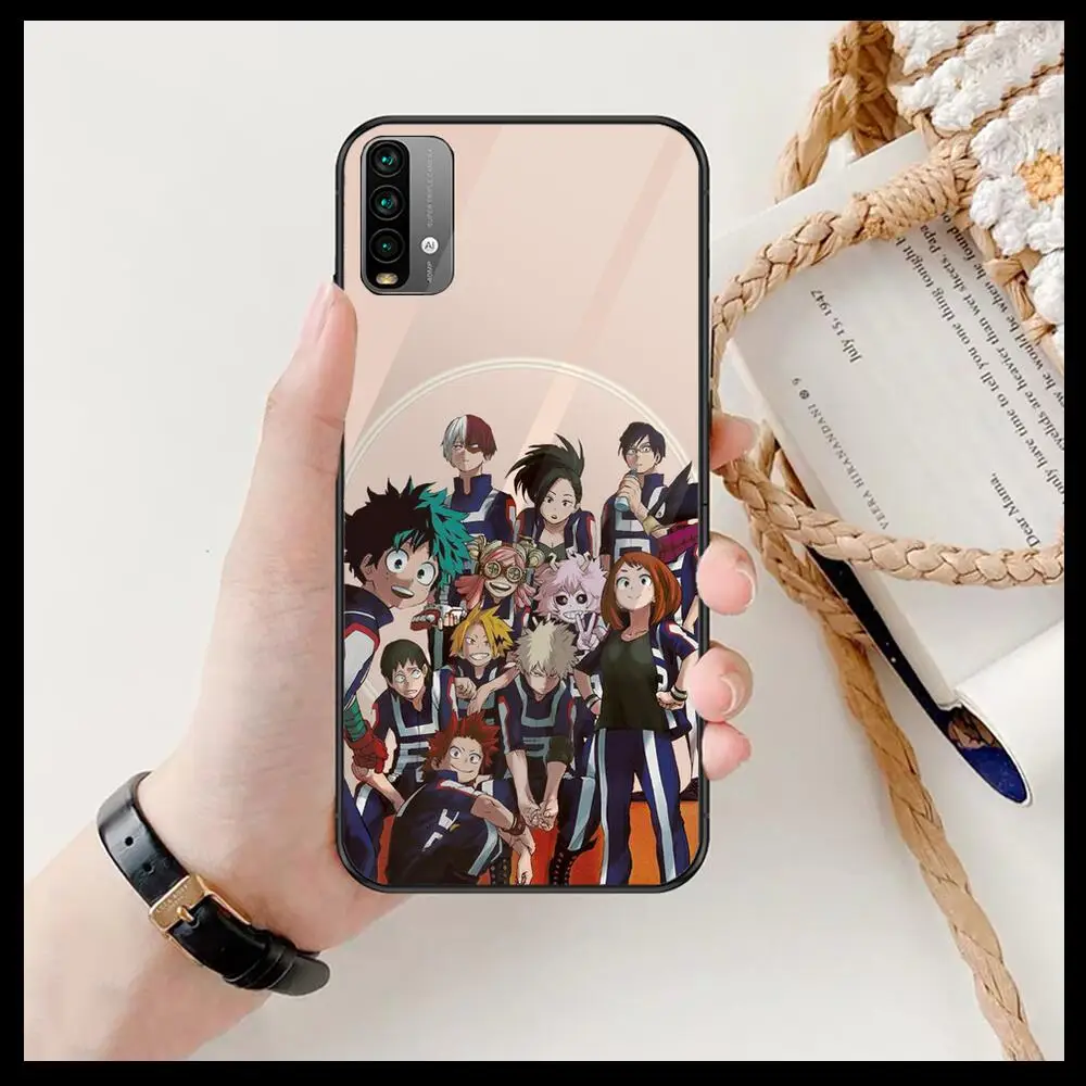 

My Hero Academia Deku Phone Case For XiaoMi Redmi 11lite ultra 9 8A 7A 6 A Pro T 5G K40 Anime Black Cover Silicone Back Pret
