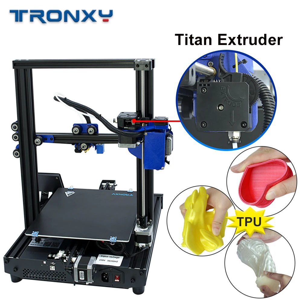 TRONXY 3d Принтер Комплект XY-2 Pro Модернизированный быстрый нагрев авто уровень нити выбейте детектор быстро собрать FDM большой размер печати