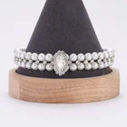 Жемчужный ошейник для кошек и собак, ошейник из искусственной кожи для собак, ошейник Стразы с искусственным жемчугом для маленьких собак и кошек, жемчужное ожерелье