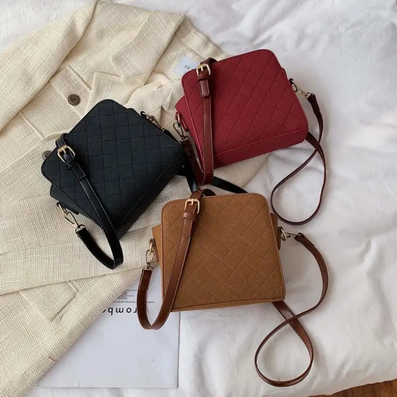 

Female Bag Designer New Fashion Casual Women's Handbag Luxury Shoulder Bag High Quality PU Leather Big Capacity Crossbody Bag