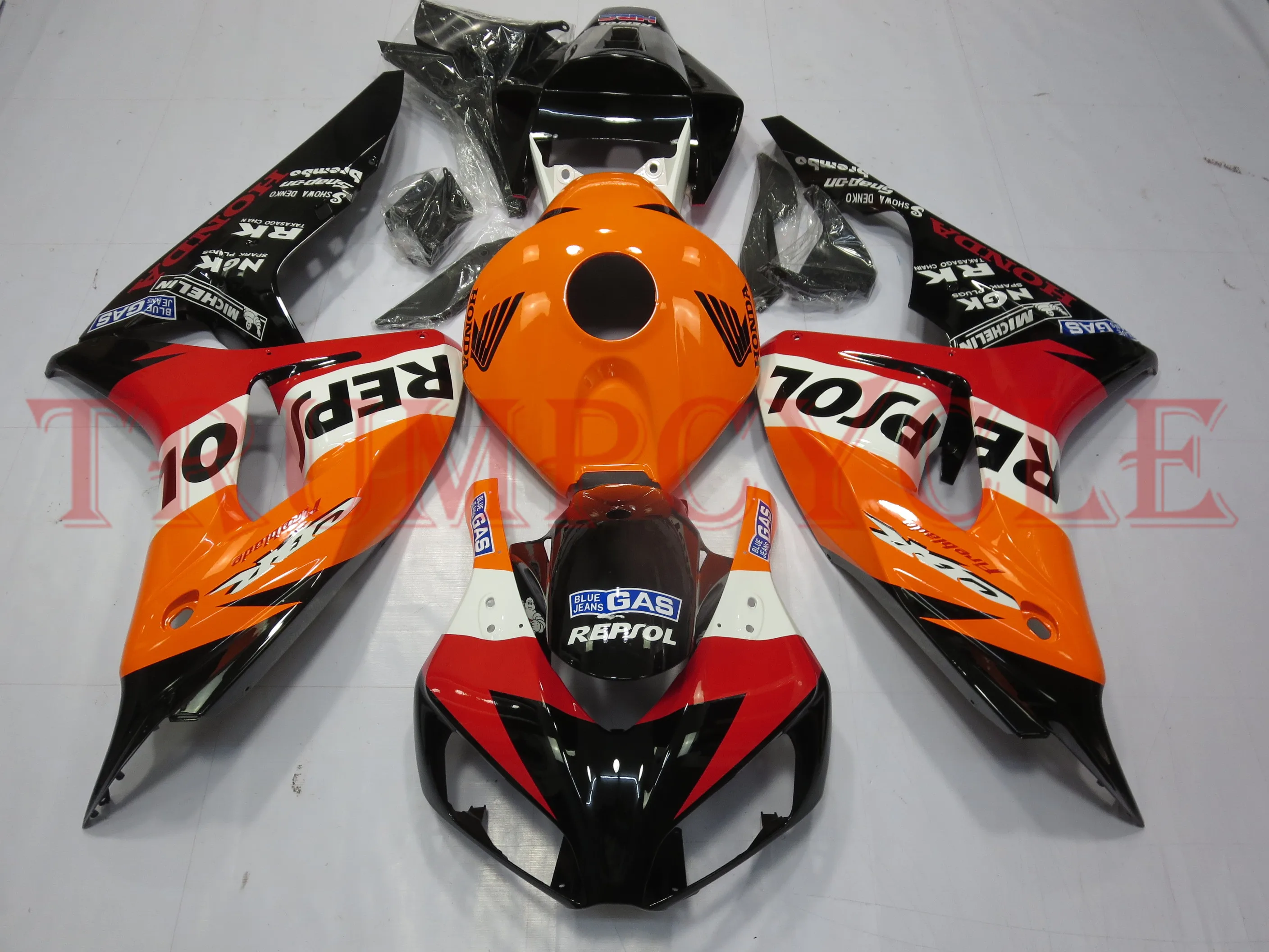 

Послепродажный набор обтекателей для кузова мотоцикла, литьевая форма для Honda CBR 1000 RR 2006-2007 CBR1000 06 07 Repsol