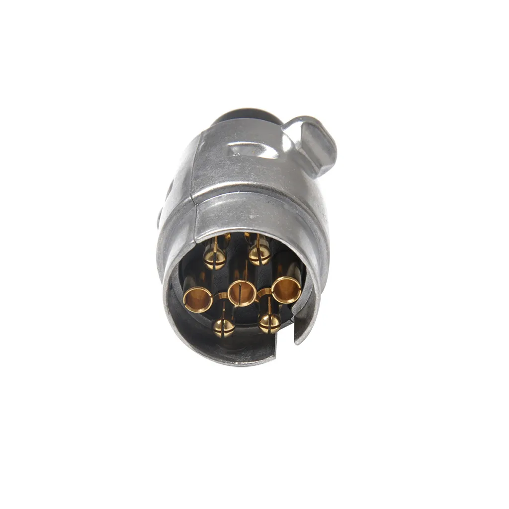 Новый профессиональный 12V 7 контактный соединитель прицепа Алюминий палки разъем