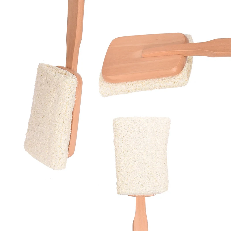 

Handle Loofah Shower Brush New Product Plant Loofah Shower Brush Factory Cross-Border Rubbing Back Massage Body Brush