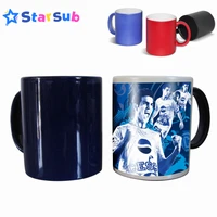 us stock 11oz blank sublimation color changing mugs magic cup full color changing coffee milk mug