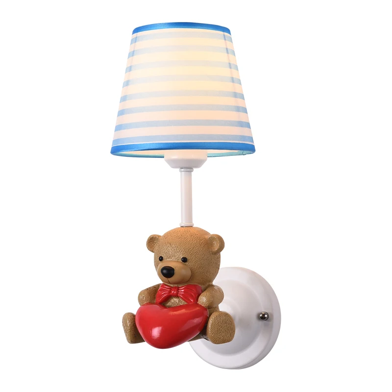 Современные настенные бра с изображением животных из мультфильмов лампа для