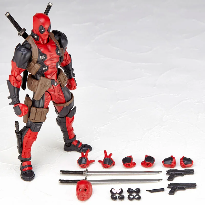 Фото Marvel 15 см X-MAN Дэдпул супер герой BJD подвижные суставы фигурка модель игрушки №2