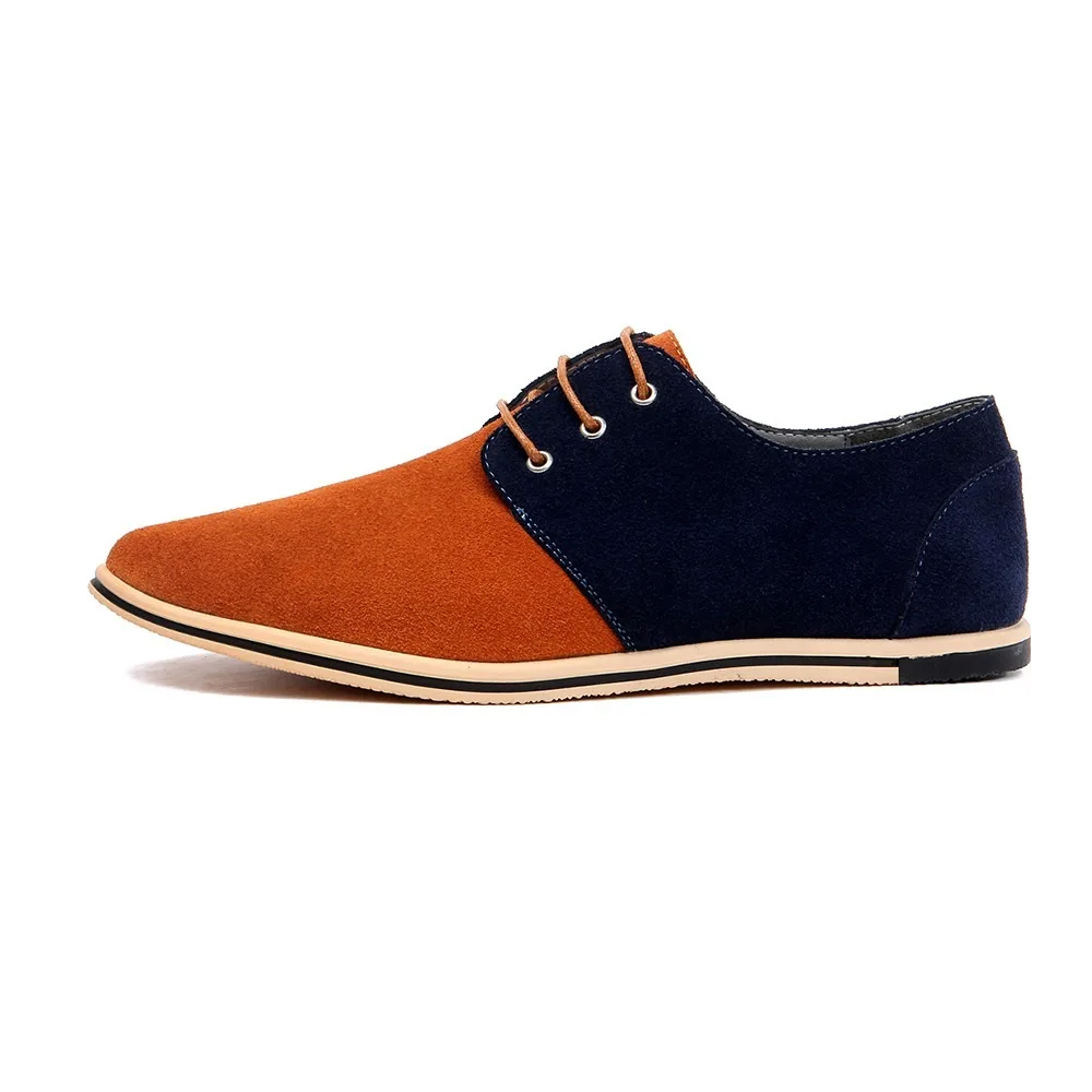 

Новинка; Мужская обувь; Мужские повседневные ботинки оксфорды из замши; Дышащая обувь; Удобная официальная обувь из коровьей замши на плоск...