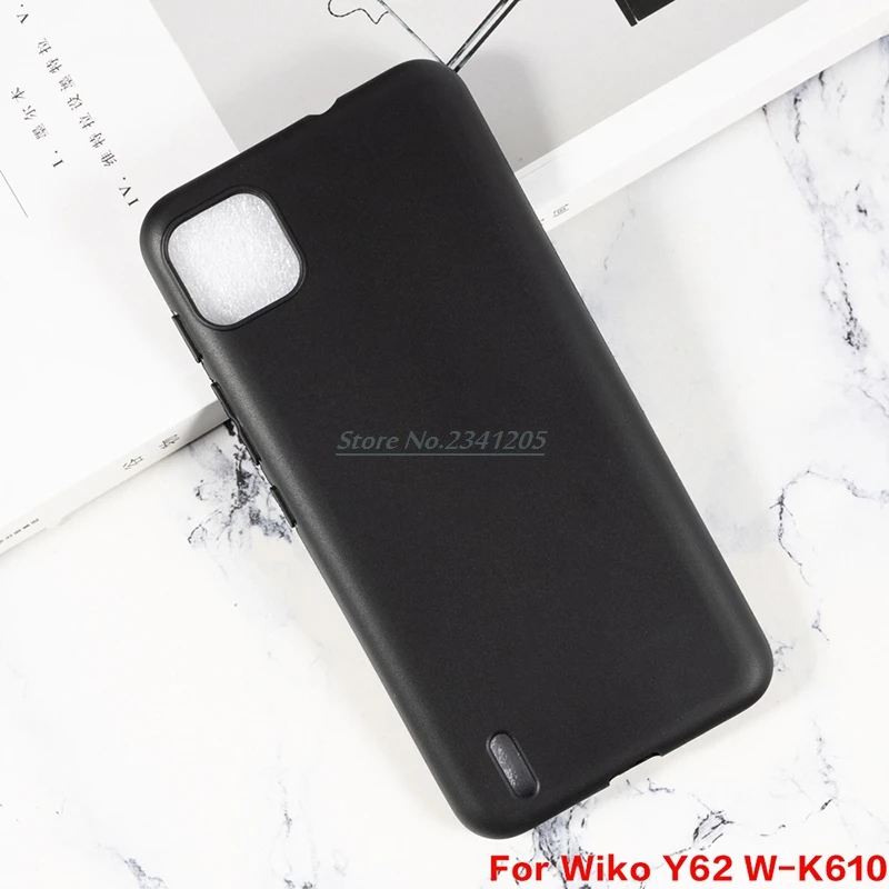 

Dirt-resistant Back Cover For Wiko Y62 Y51 Y61 Y50 Soft Black TPU Case For Estuches De Celular Wiko Y81 Y60 Y70 Y80 Coque Fundas