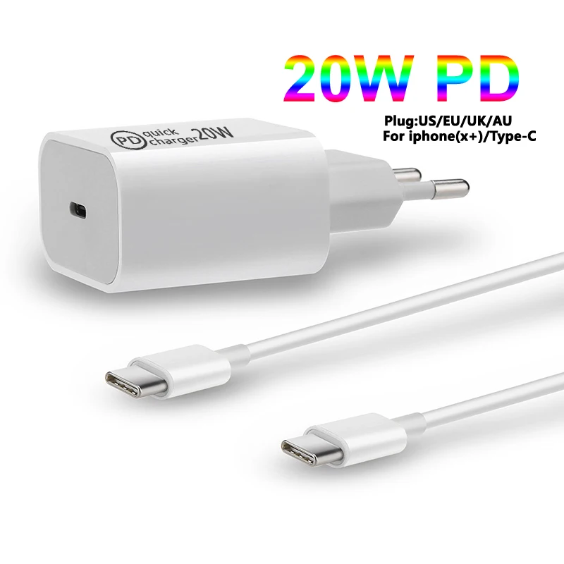 Universal Travel Mobile Phone Charger Adapter 20W Smart USB Fast chargers Charging Head for iPhone 13 12 Samsung | Мобильные