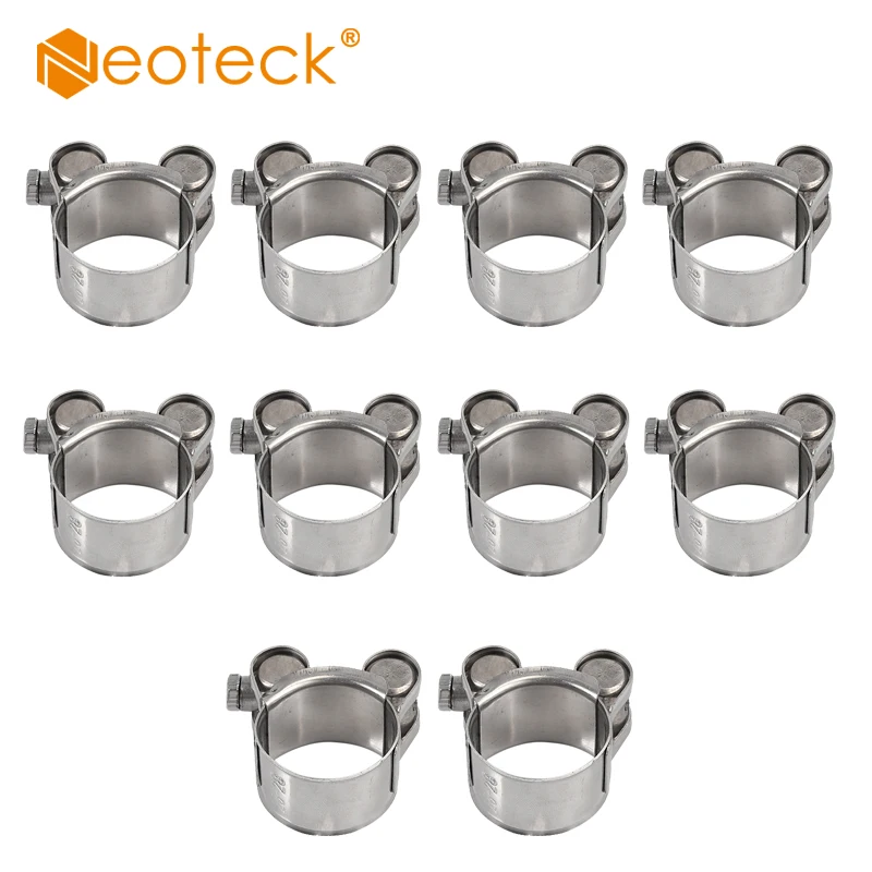 Neoteck 10 шт. нержавеющая сталь хомут тяжелый режим работы выхлопных газов для