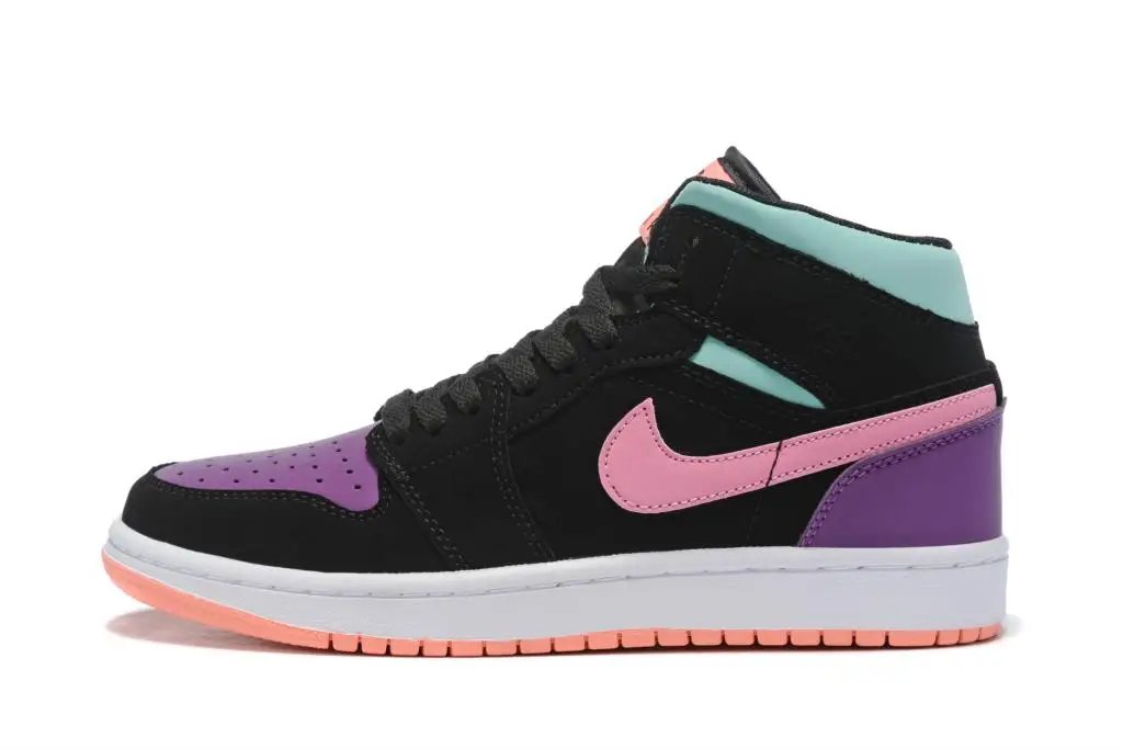 

Authentic aj Retro 1 One AJ1 Chicago Dark Mocha Luncky Green Women Men Basketball Shoes Sports Sneakers