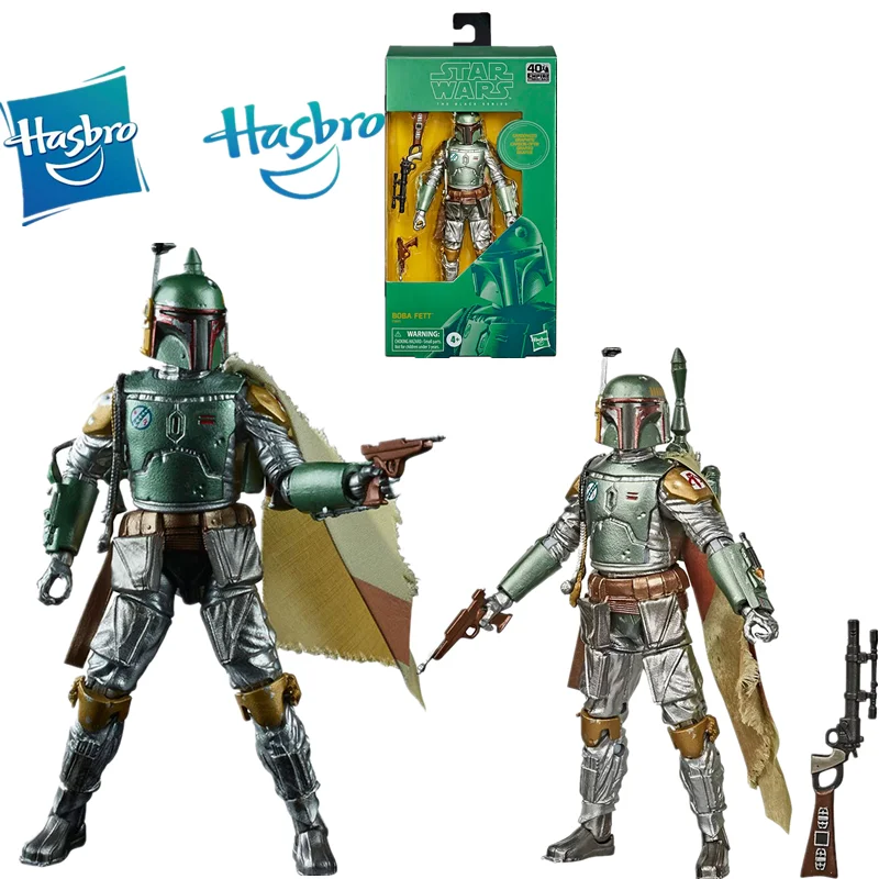 

Hasbro Star Wars 2 40th Anniversary Black Series Doll Collection Carbonized Version Bob Buffett 6-inch Movable Doll Model
