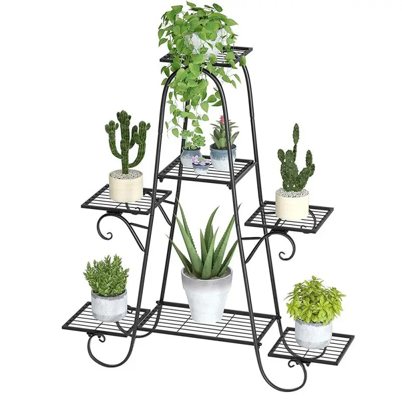 5/7 ярусов полки для растений стеллаж цветов стойка многоярусная подставка бонсая