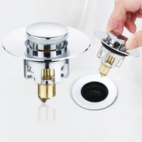 wash basin sink leak plug all copper bounce pipe spring core press type stainless steel cover plate fittings drain pipe cover