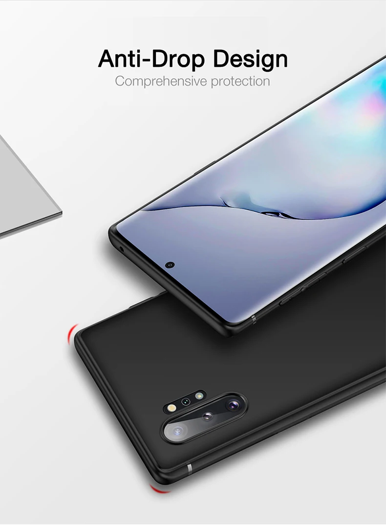 Чехол для телефона CAFELE для samsung Galaxy Note 10 pro A9s, Мягкий ТПУ деловой чехол для samsung Note10 pro, задняя крышка, не оставляет отпечатков пальцев