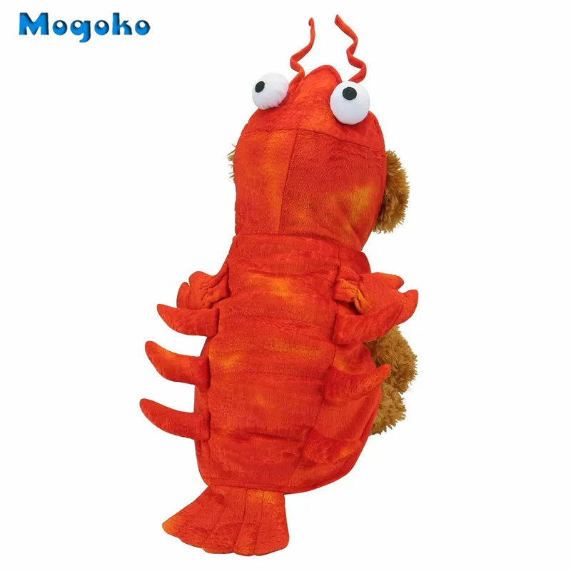 Mogoko, новинка, 1 костюм лобстера для собак и кошек, платье для косплея на Хэллоуин, Красная толстовка с капюшоном для щенков, теплая одежда, Размеры S/M/L/XL на выбор