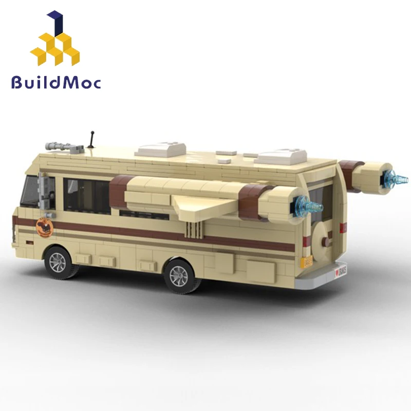 

Buildmoc Star Movie Idea MOC-35052 Creative Expert Spaceballs Eagle 5 RV SpaceShip Technical Model Building Blocks Toys Kid Gift