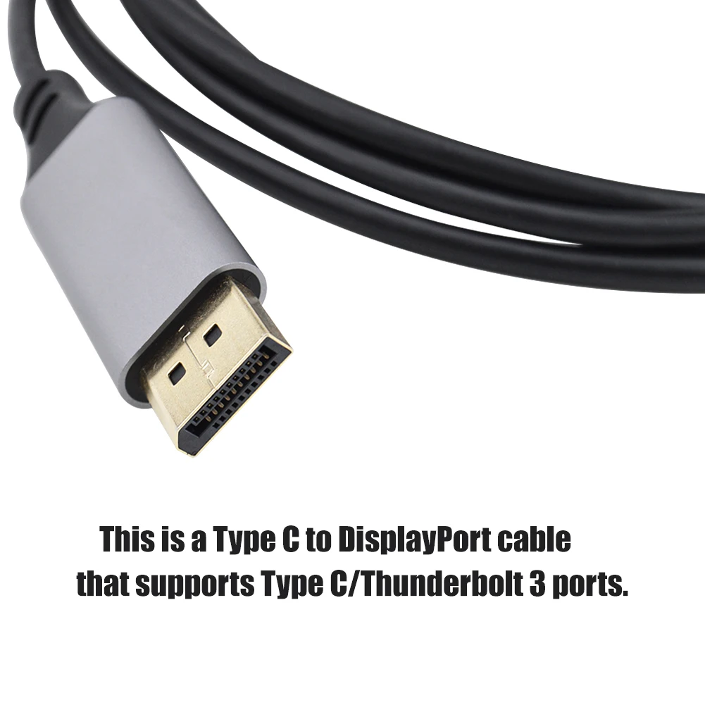 8k Универсальный видеокабель-адаптер Home HD аудио Тип C для DisplayPort ПК телефон прочный