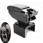 Универсальный подлокотник центральный автомобильный подлокотник для хранения для Ford Focus mk1, аксессуары для модификации, зарядка через USB