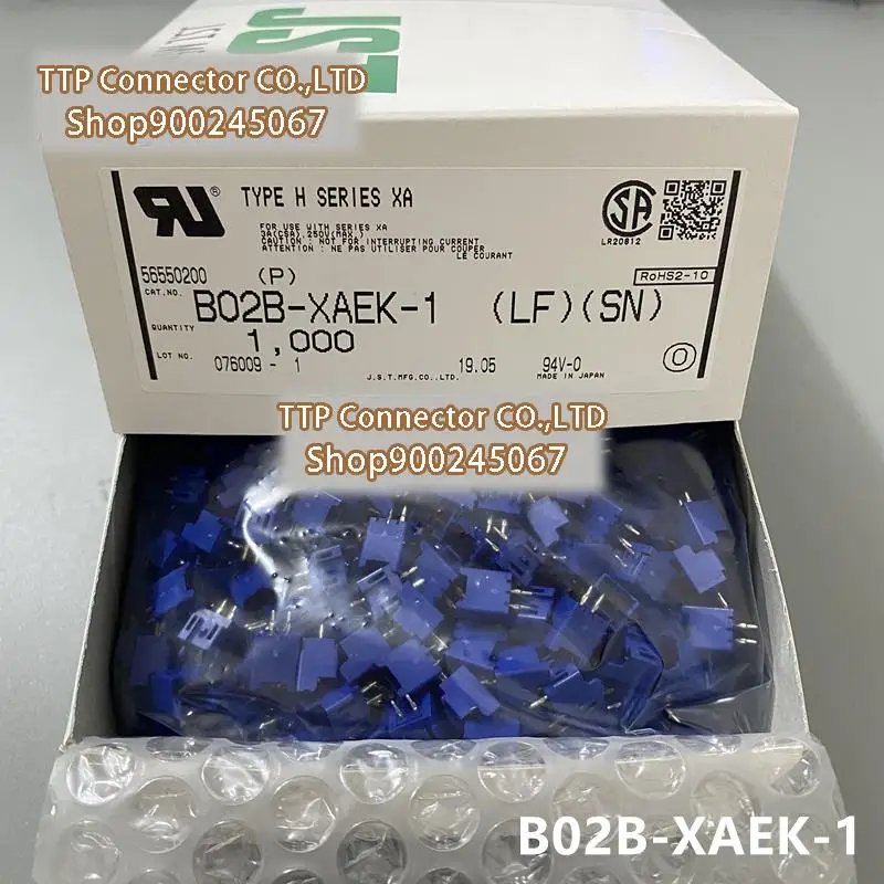 

20pcs/lot Connector B02B-XAEK-1 2Pin 2.5mm Leg width 100% New and Origianl