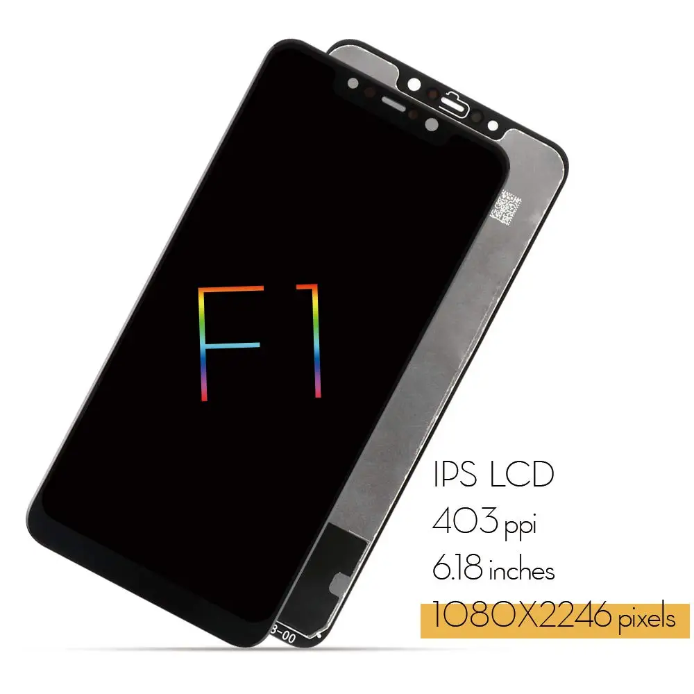 Новинка с рамкой для 6,1" для xiaomi poco F1 lcd дисплей кодирующий преобразователь сенсорного экрана в сборе для xiaomi mi Pocophone F1