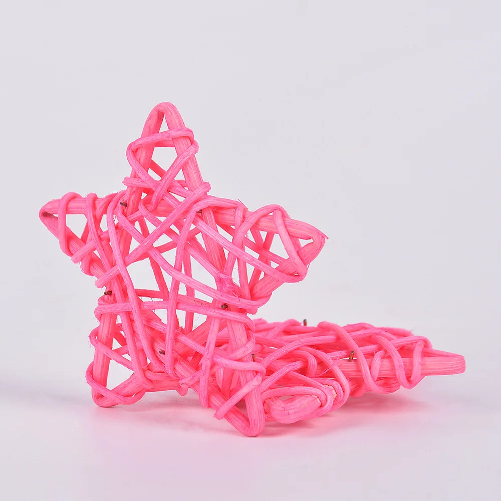 10 шт. плетеные шарики из ротанга в форме звезды|Украшения своими руками для