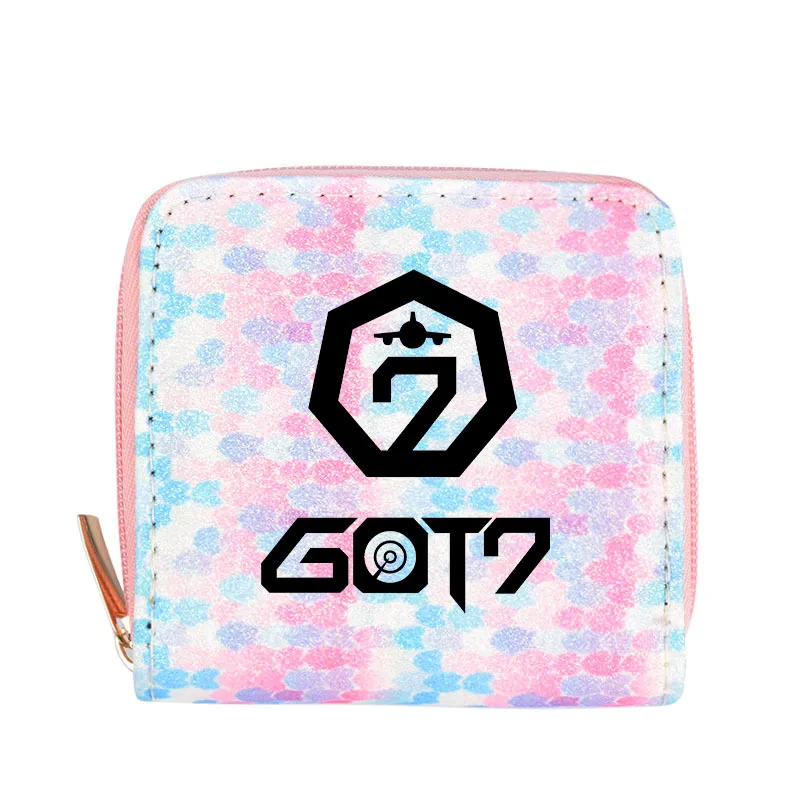 Wanna One Twice Got7 EXO Creative Gradient Coin Purse Card Bag Fancy keep Spinning Top MOMO XIUMIN SUHO BAEKHYUN | Багаж и сумки