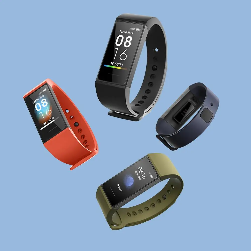 Смарт браслет Xiaomi Redmi Band фитнес 1 08 &quot 4 цвета сенсорный экран отслеживание сна