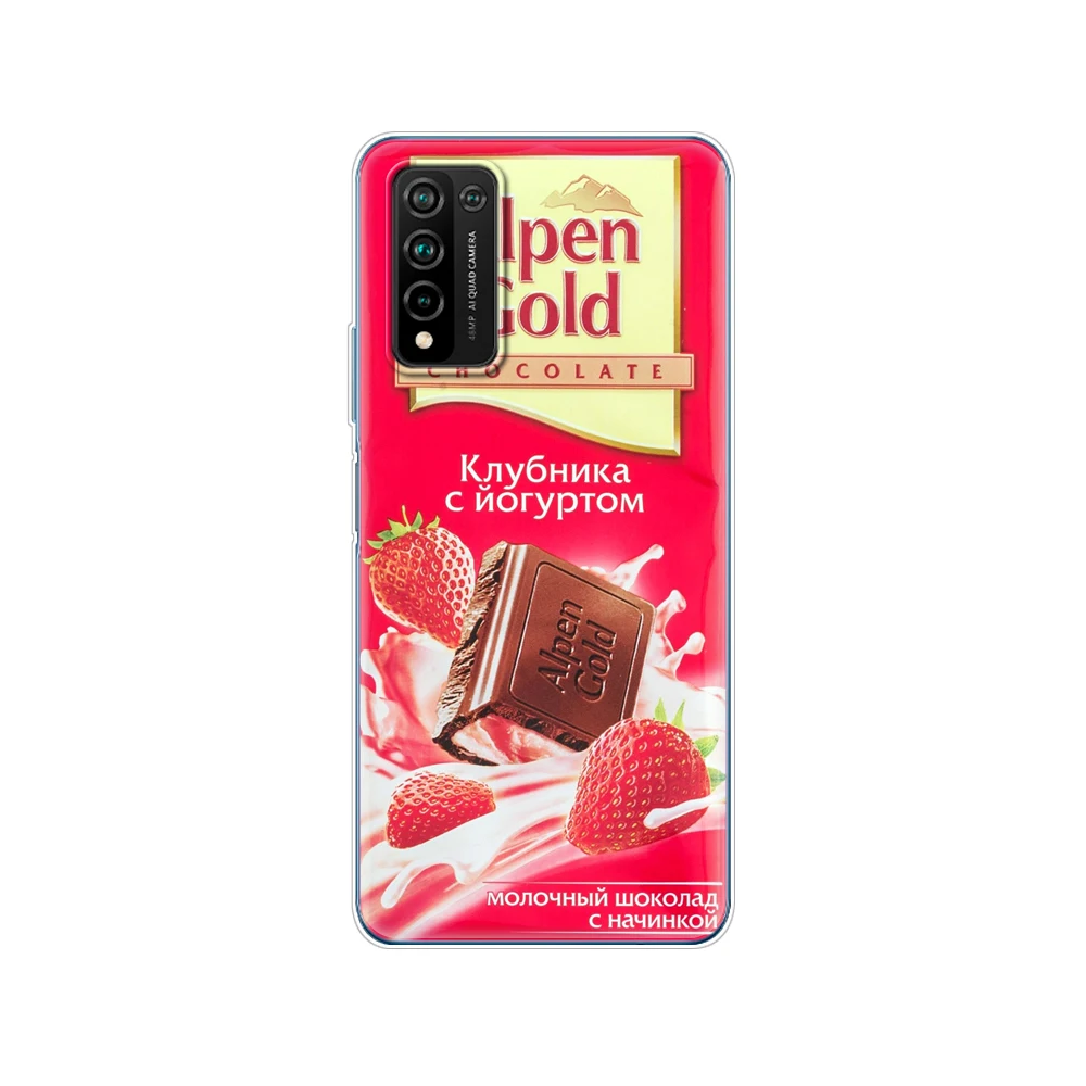 For Honor 10X Lite Case Silicon TPU Soft Back Phone Cover On Huawei Bumper 10XLite Bag alenka bar wonka chocolate | Мобильные