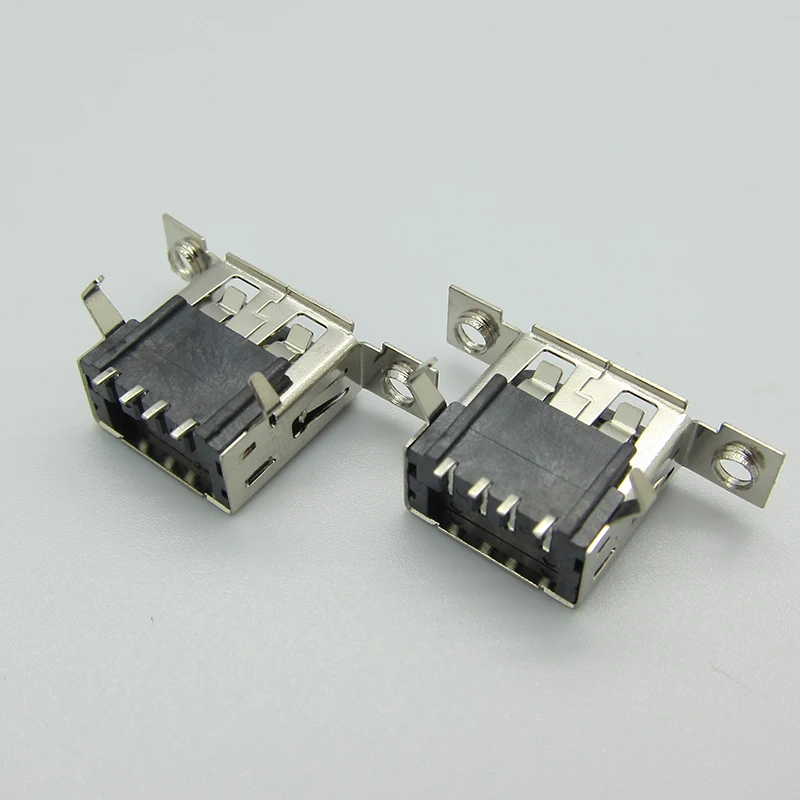 

Высококачественный соединитель USB 2,0, Соединитель с внутренним чипом, адаптер для сиденья USB, гнездовой разъем с фиксированным отверстием